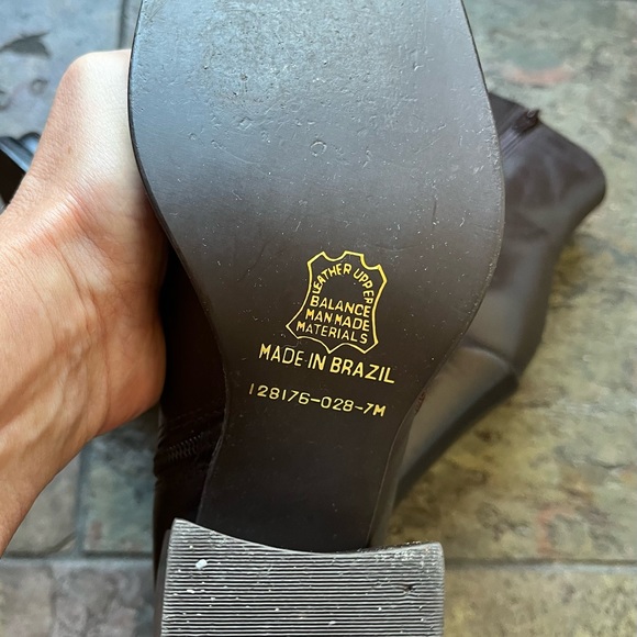 Colin Stuart Brown Leather ankle boots Size 7M - Picture 4 of 4